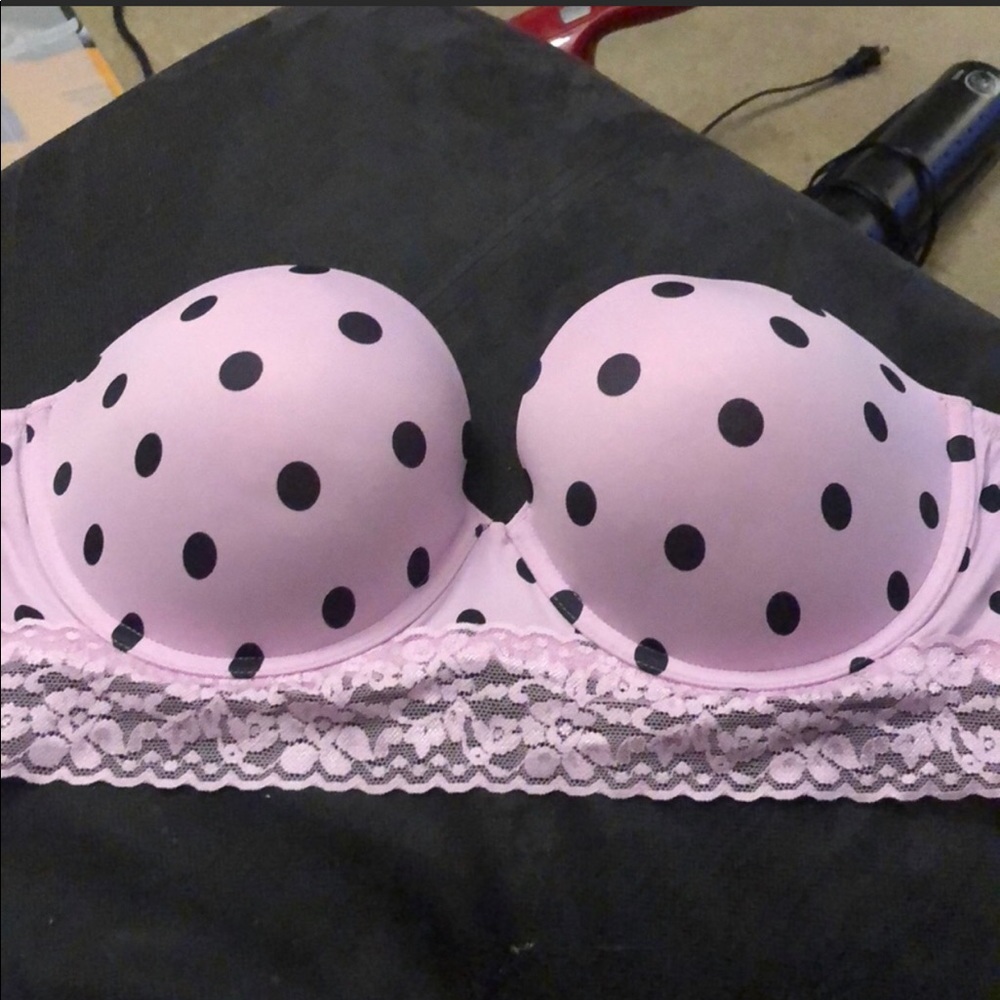 PINK bustier strapless